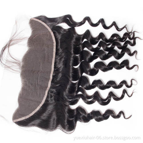 cheap Wholesale 100% human raw virgin remy Mink brazilian virgin hair extension transparent Swiss Lace Front Closure vendor